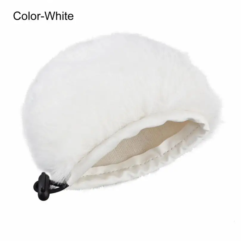 Mic Wind Cover Microphone Furry Windscreen Muff, Light in weight White / Grey / Black Microphone Pop Filter