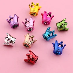 Colorful Small Crown Acrylic Bead Hat Crown Decoration Beads Handmade DIY Bead Chain Bead Pen Decoration Materials