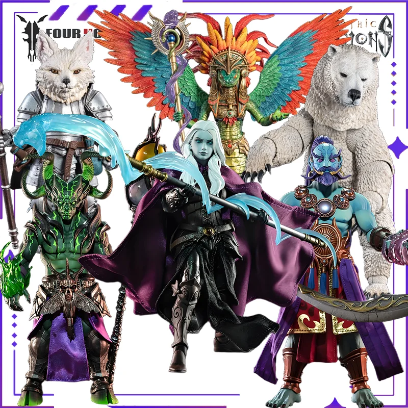 [Op voorraad] Four Horsemen Studios Mythical Legion Series Legion PoxxusTraice Wraithhair Afgewerkt model Beweegbaar gewrichtsmodel Cadeau
