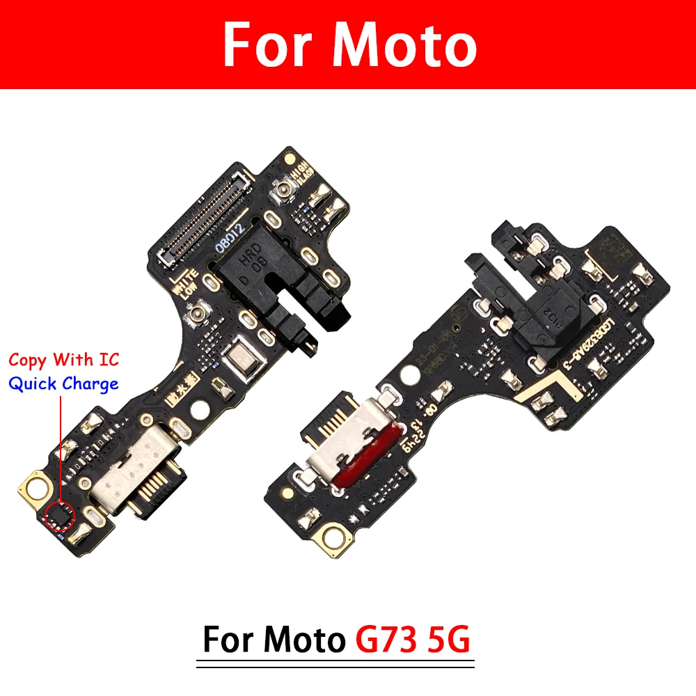 

10 Pcs USB Charge Port Dock Connector Charging Board Flex For Moto G73 5G Charging Board Flex Cable