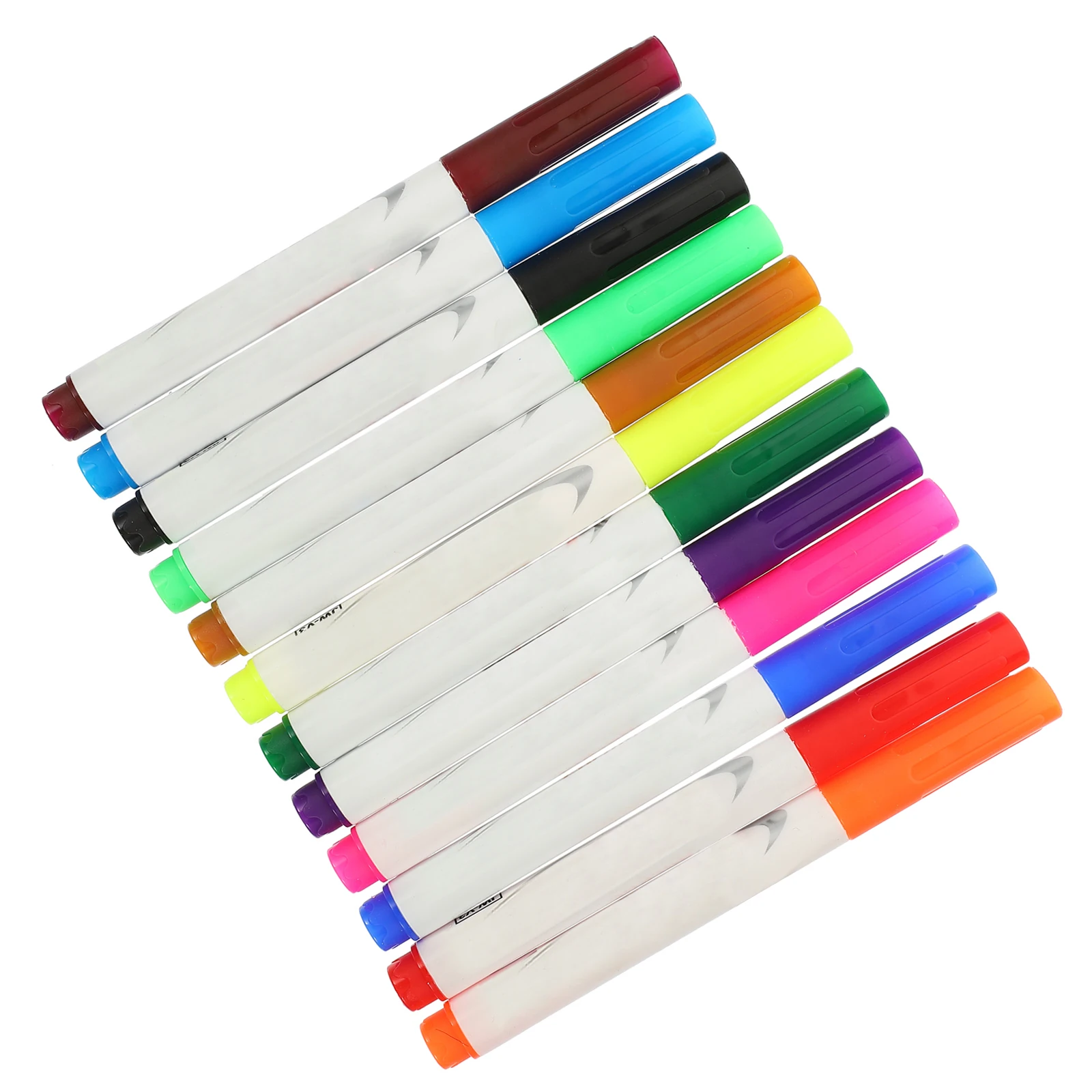 

12Pcs Whiteboard Markers Dry Erase Painting Pens Portable Smooth Writing Floating Water Painting Pens for Children School