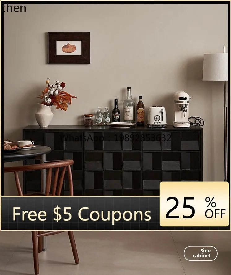 

solid wood dining side cabinet medieval living room TV cabinet against the wall locker entrance storage cabinet