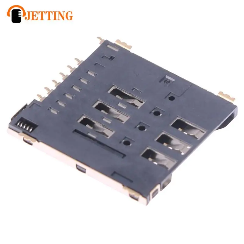 MUP-C792 Original Micro SIM Card Connector Patch Self-piercing 6 +1 P SIM Card Slot Socket