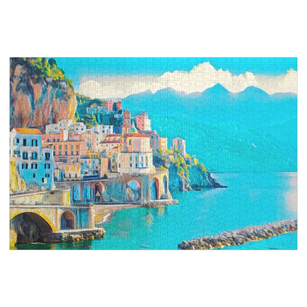

Naples, Italy Jigsaw Puzzle Photo Custom Child Personalized Name Woods For Adults Puzzle