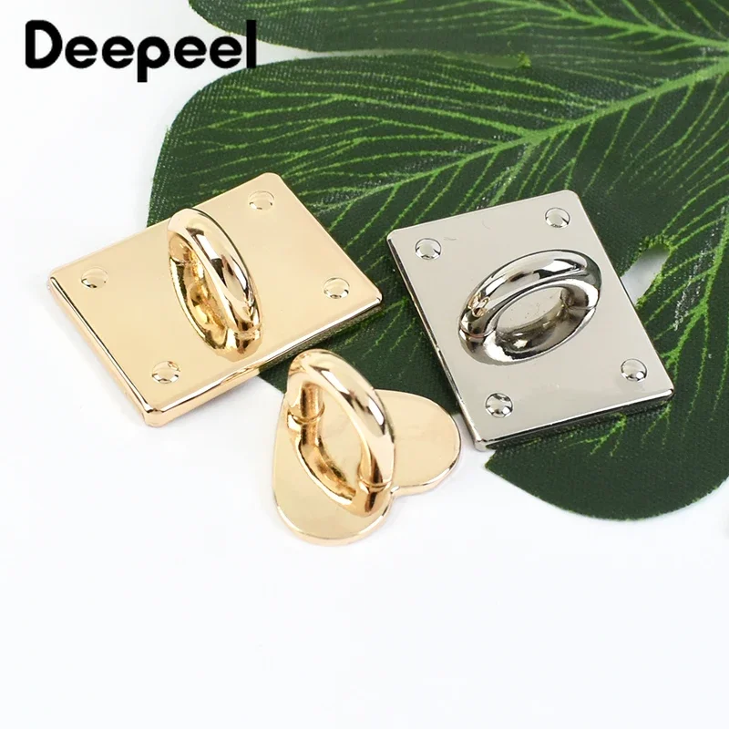 4/10Pcs Deepeel Metal Heart Bag Side Clip Buckles Handbag Strap Chain Hanger Connect Hook Clasp DIY Hardware Bags Accessories