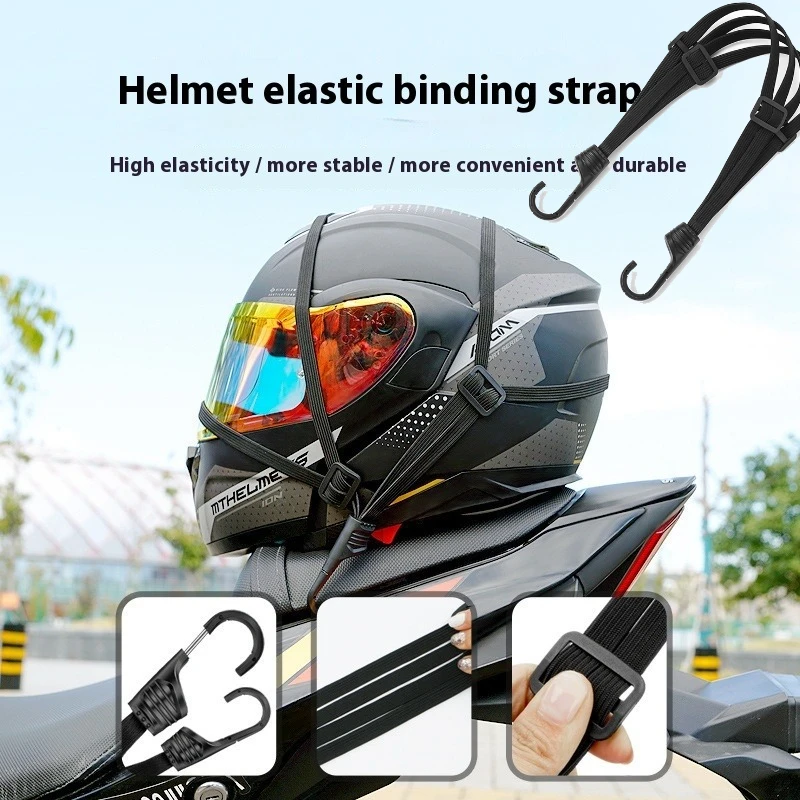 

60cm/90cm Motorcycle Elastic Suitcase with Safety Hook-Versatile Helmet Mesh Gear Transport Durable and Sleek for Daily Travel