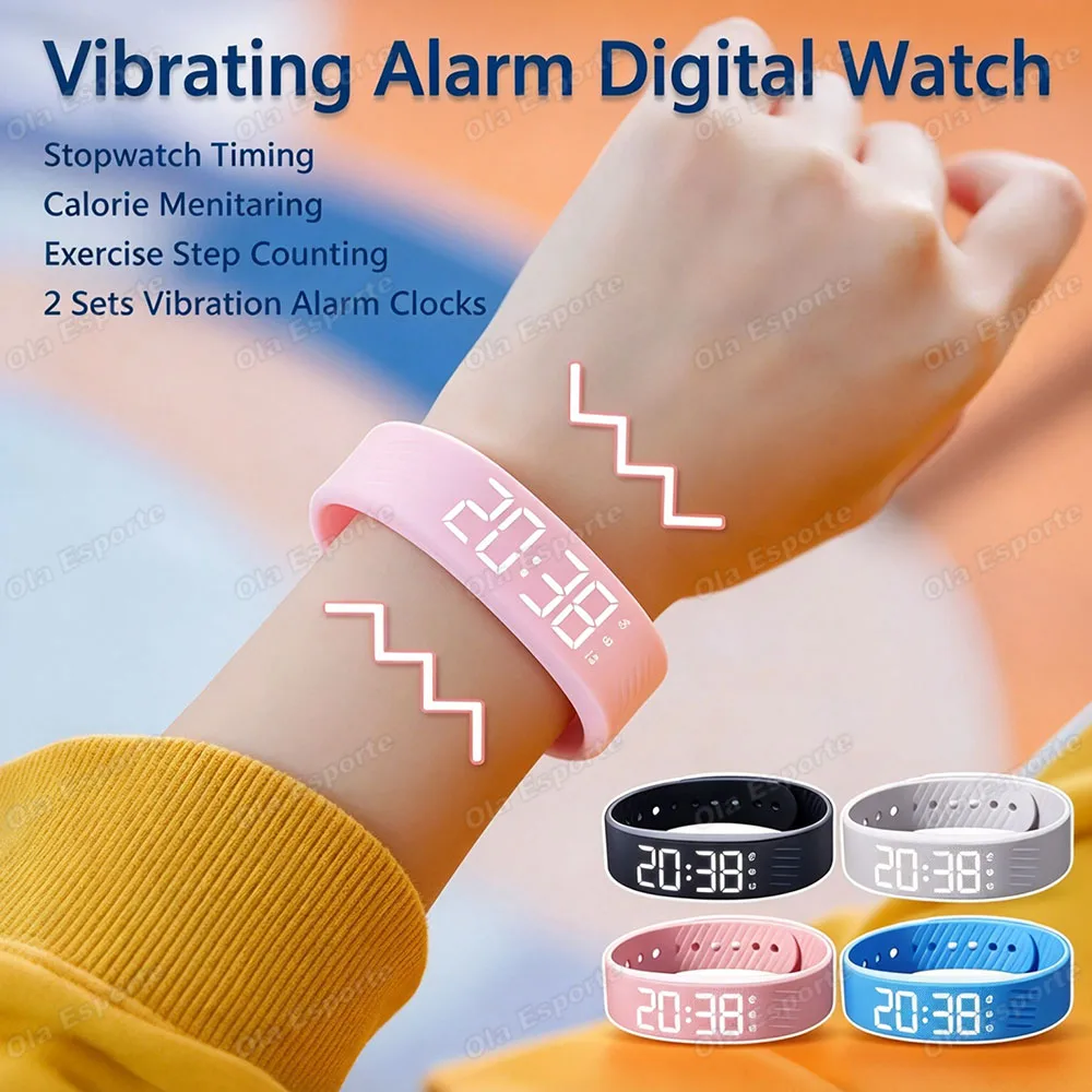 LED Digital Smart Bracelet Waterproof Smart Clock Steps Calories Vibrating Alarm Clock Reminder Sleep Monitoring Smart Watch H10