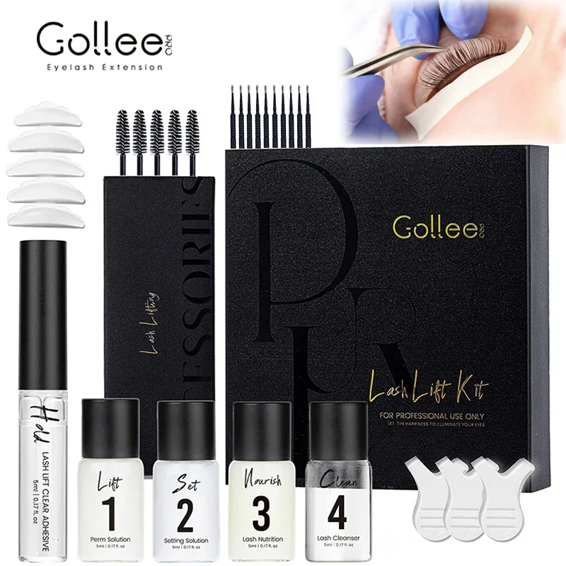 Gollee UNIMORE Professional Eyelash Perm Kit Lash Lift Kit Liquid Set SemiPermanent Curling Perming Wave Lift Extension Perm Set