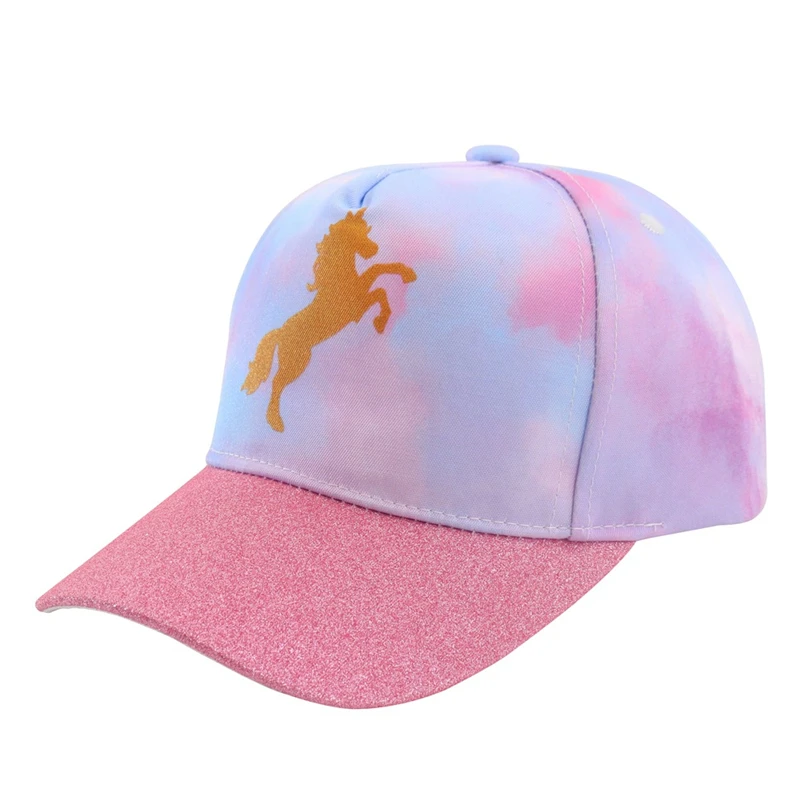 Cappello da sole per bambina cappello da camionista per bambini unicorno berretto da Baseball per ragazzi cappellini Snapback regolabili carini