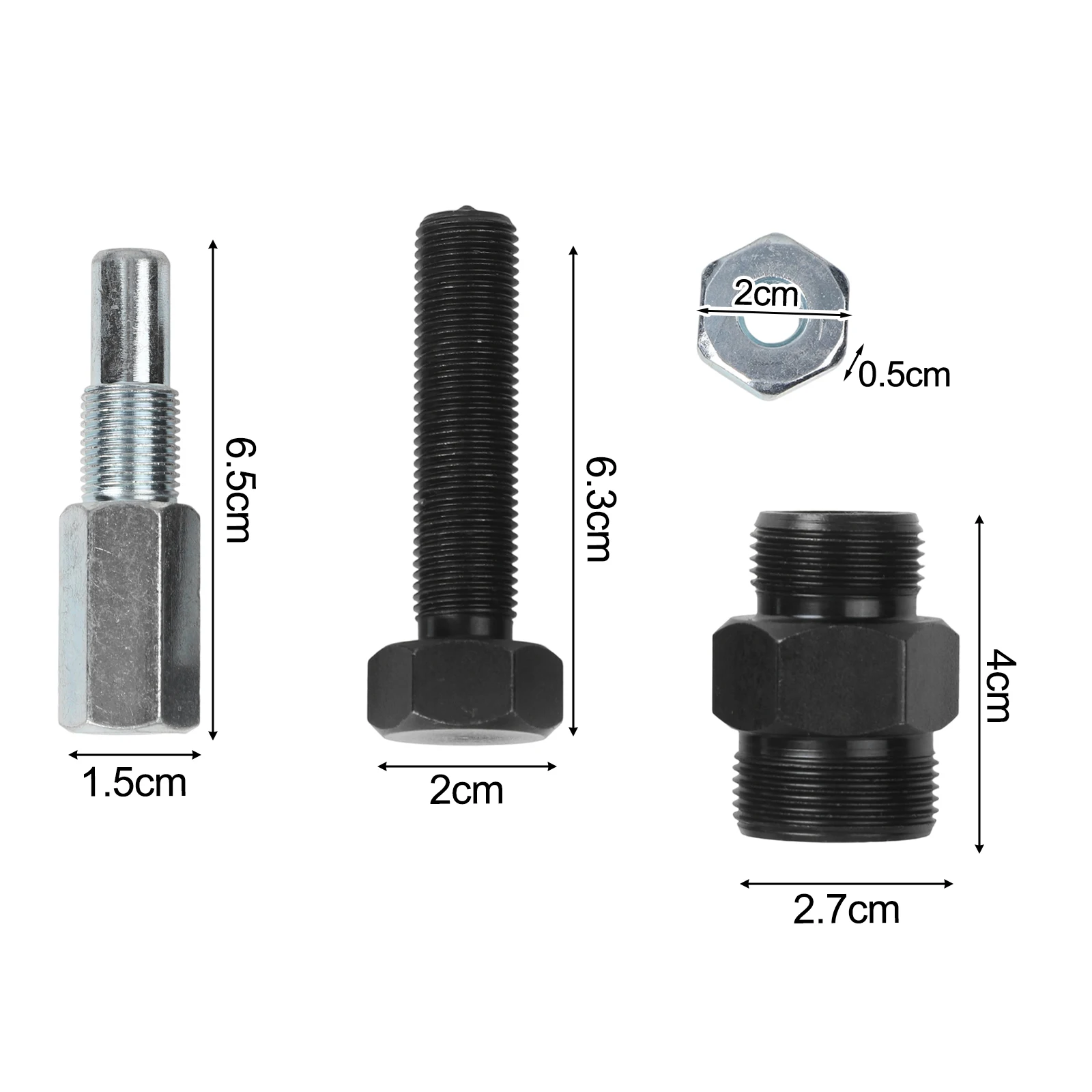 Chain Saw Maintenance Tool Manual Chain Saw Tool Kit 5 Piece Tool Set Dual Thread Sizes 22mm 26mm Job Site Usage