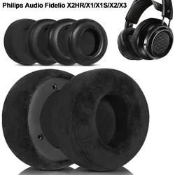 Earphone pads For Philips Audio Fidelio X2HR/X1/X1S/X2 X3 replacement Earpads Mesh cloth Memory Covers Sponge Soft Protein