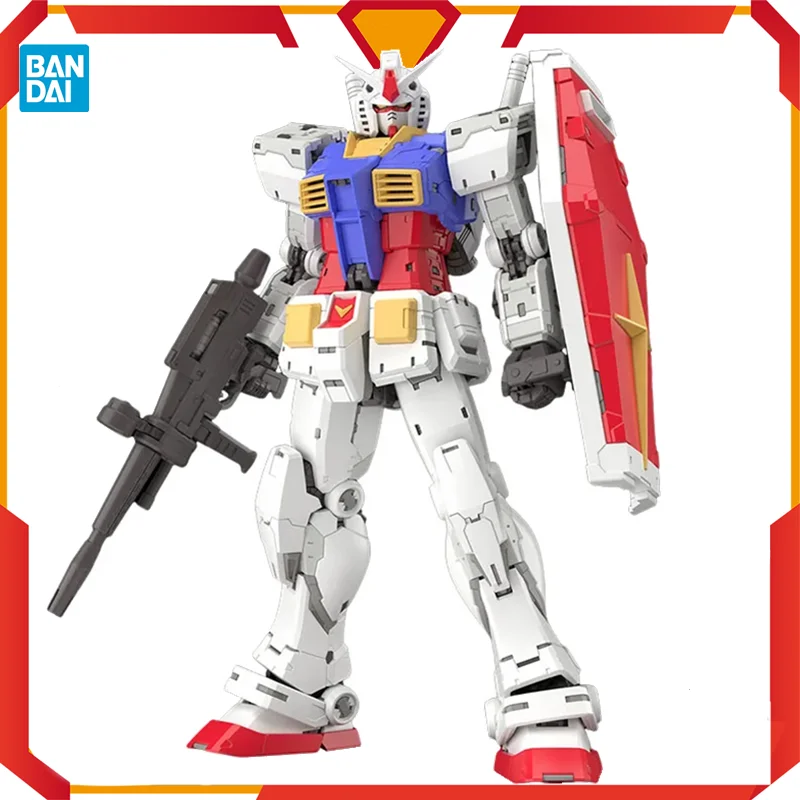 

Подлинный оригинальный BANDAI RG RX-78-2 GUNDAM Ver.2.0 мобильный костюм Gundam Action Anime фигурка Коллекционная модель куклы орнамент подарки