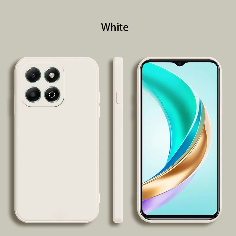 Luxus Flüssigkeit Silikon Fall Für Huawei Ehre X6 X6S X6B X6A X7 X7A X7C X8 X8A Weiche Weiche Telefon Abdeckung – Detail 5