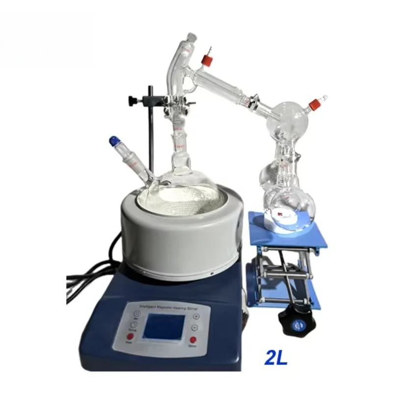 Turnkey system Household vacuum still Essential oil distillation equipment Short-range distillation kit 2l
