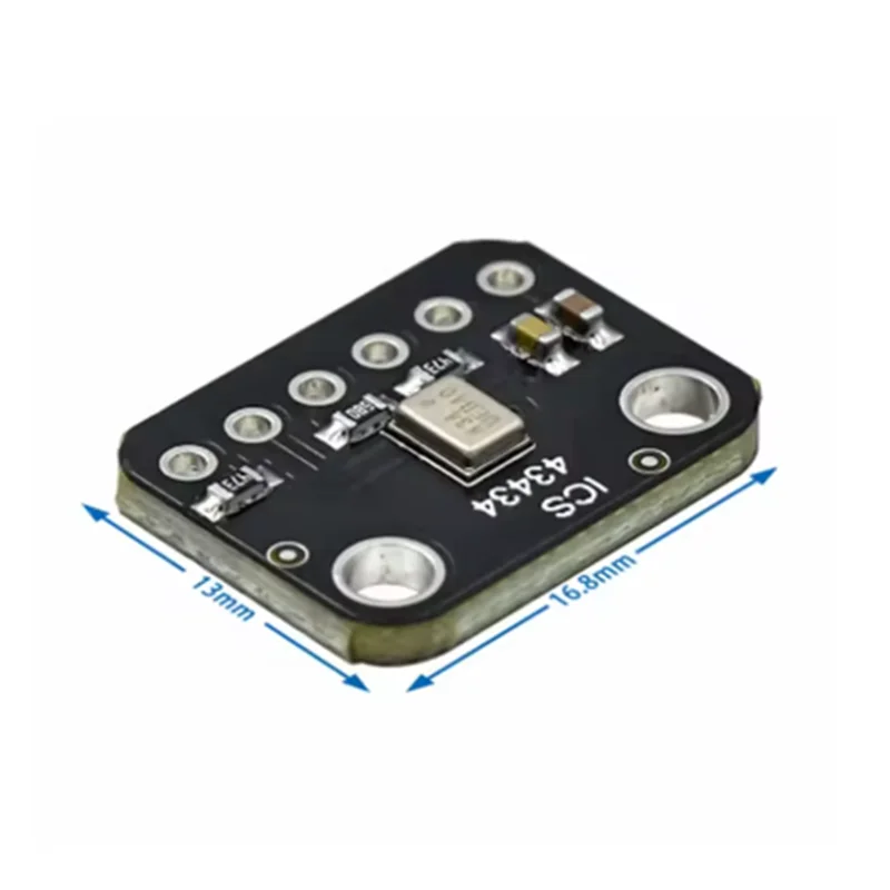 1 قطعة تيار مستمر 1.5 فولت-3.6 فولت ICS-43434 I2S MEMS وحدة ميكروفون مرشح تمرير منخفض وحدة صغيرة غير ملحومة 50 هرتز-20 كيلو هرتز #3