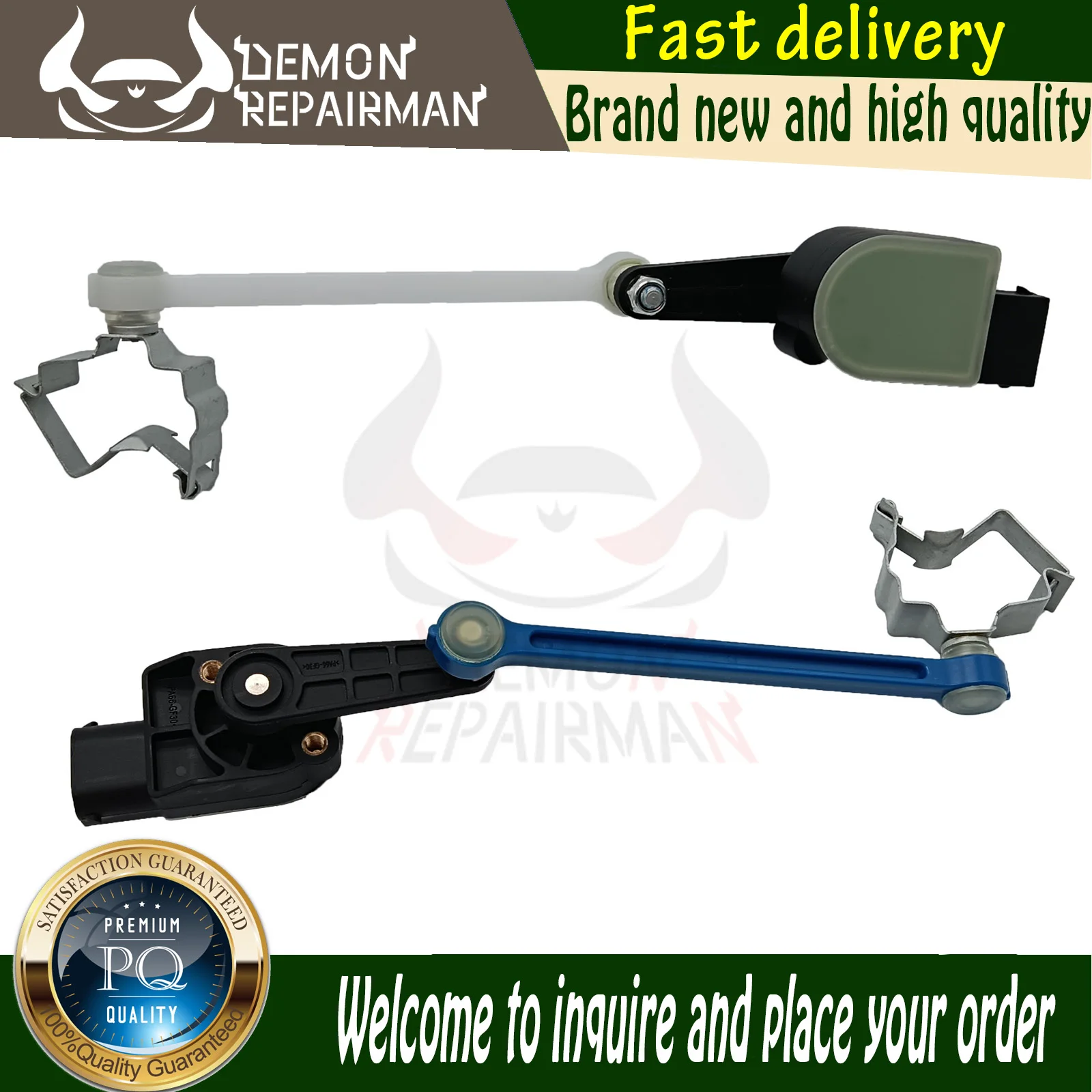 

4Z7941286C 4Z7941285C 2pcs Car Left Right Height Headlight Level Sensor Compatible With VW Audi A6 Allroad C5 2.5L 2.7L 4.2L