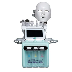 2024 New 7 in 1 Hydrogen Oxygen Small Bubble RF Beauty Machine Face Lifting Dermabrasion Device Skin Scrubber Facial Spa