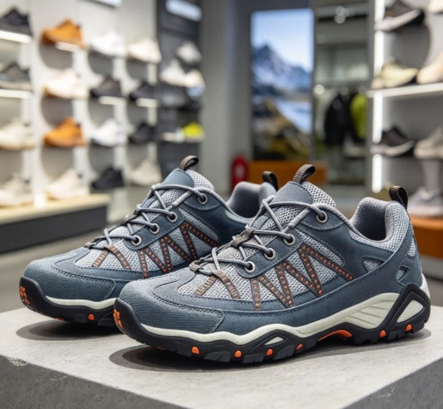 Women's hiking shoes anti-slip lightweight summer, water-repellent outdoor sports trekking sneakers comfort breathable