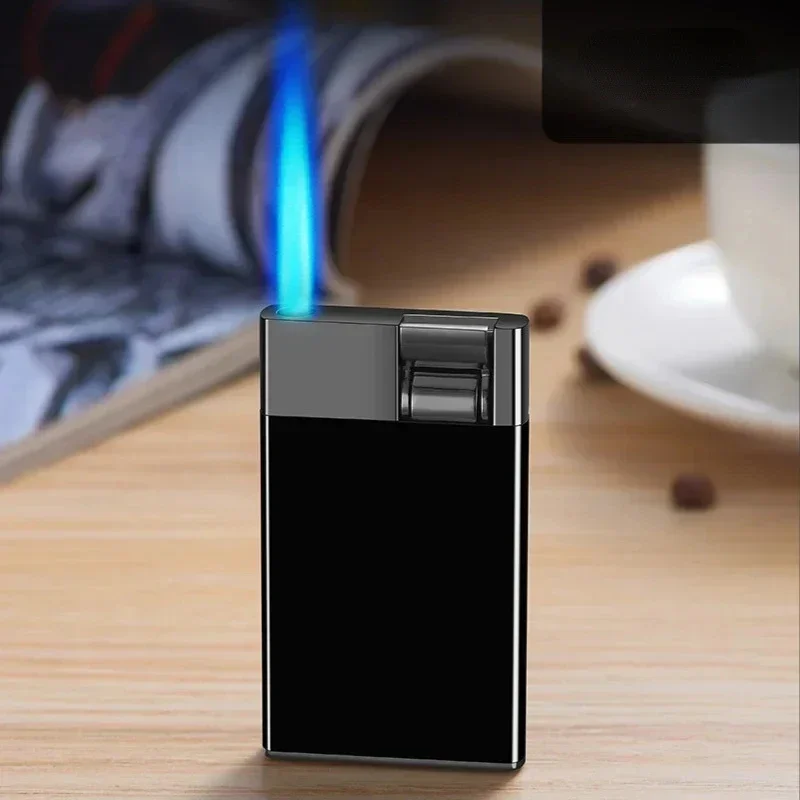 Luxury Cigar Gift Metal Cigarette Lighter Torch Jet Lighters Windproof Smoking Accessories Butane Gas Lighter Men\'s Smoke Cigars