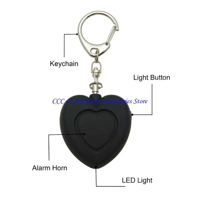 Q1JC الدفاعات الذاتية صفارات الإنذار تنبيه 125db شخصيات أمنية إنذار للنساء