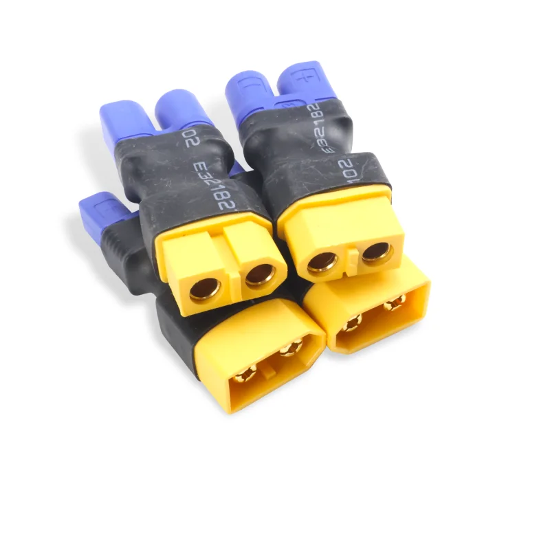 高品質 6 個 XT60 から EC3 メスからオスへのアダプタープラグディーンズコネクタ RC ヘリコプタークアッドコプター Lipo バッテリー制御部品