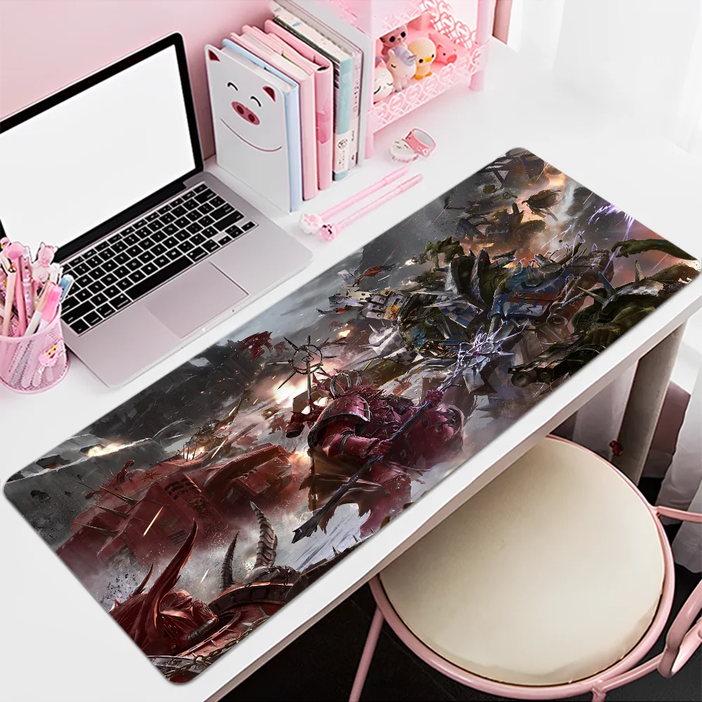 W-WarhammerS Mousepad INS Tide Large Office Computer Desk Mat Table Keyboard Big Mouse Pad Laptop Cushion Girls Bedroom