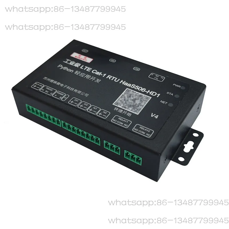 

Industrial Gateway Controller RTU DTU Low Power 4G 485232Modbus Python Programmable HD1