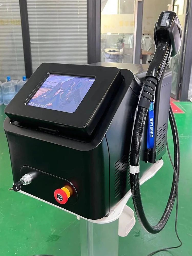 Depiladora Laser Painless Permanen 3Wavelength Diode Laser Hair Removal Machine Ice Platinum Cooling System Healthy Beautiful