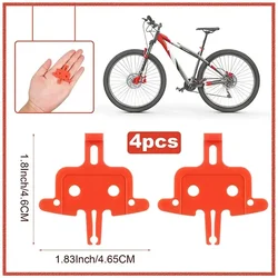 Pack of 4 Bicycle Brake Spacer Disc Mountain Bike Hydraulic Brakes Pads Professional Portable Outdoor Cycling Parts