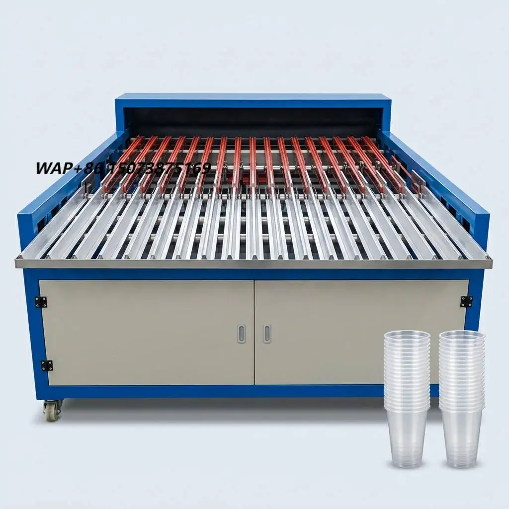 High Speed Fully Automatic Energy Saving Counting Bagging Stacker Industrial Factory Price Plastic Cup Stacking Machine