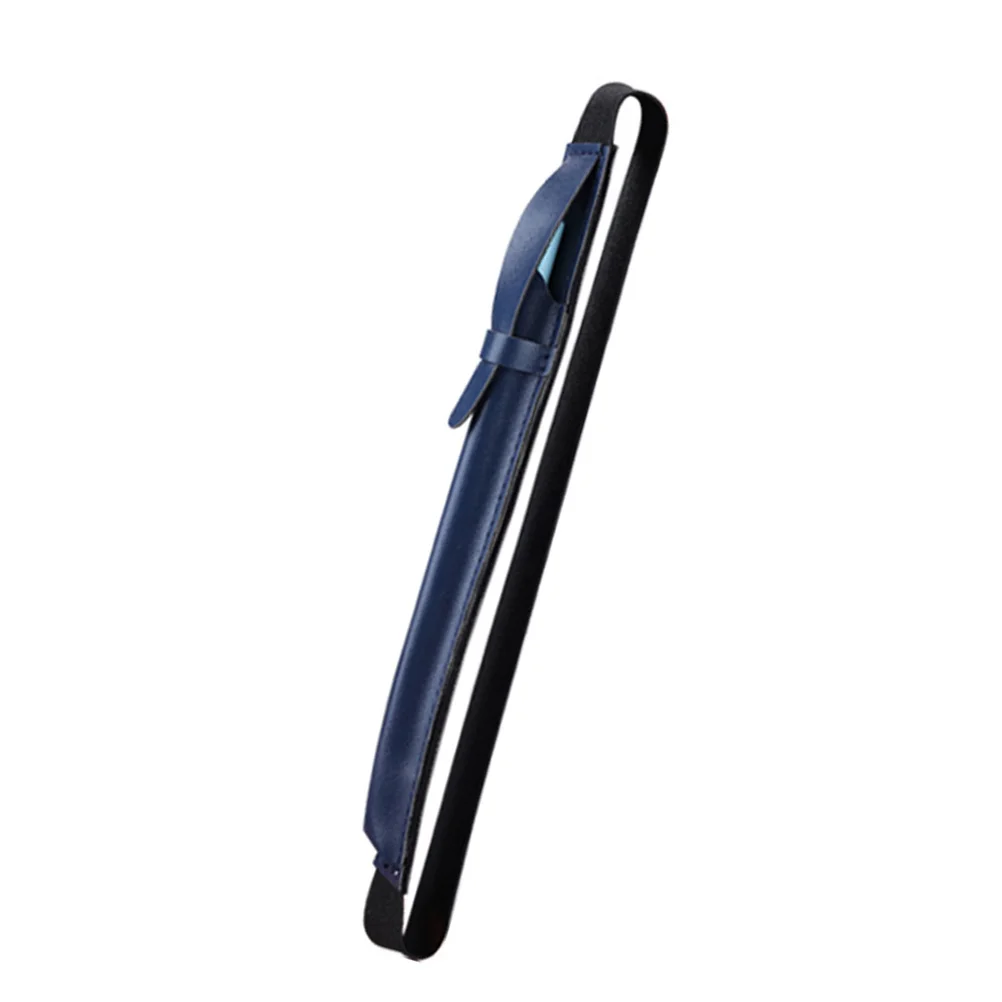 

PU Pencil Holder Dark Blue Elastic Pocket Sleeve Case Fits Pro Mini Tablet Pencil Scratch Dirt Shock