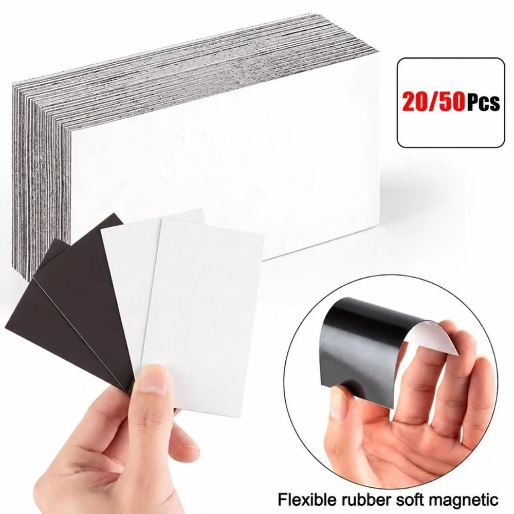 20-50-unidades-de-adesivos-magneticos-de-50x25mm-folhas-magneticas-flexiveis-para-bricolagem-suporte-magnetico-para-geladeira