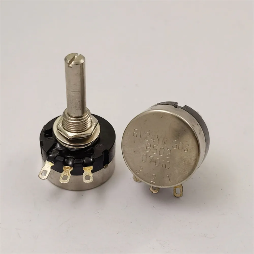 Original new 100% RV24YN 30S B5K electric scooter angle potentiometer 45-degree handle length 30MM (SWITCH)