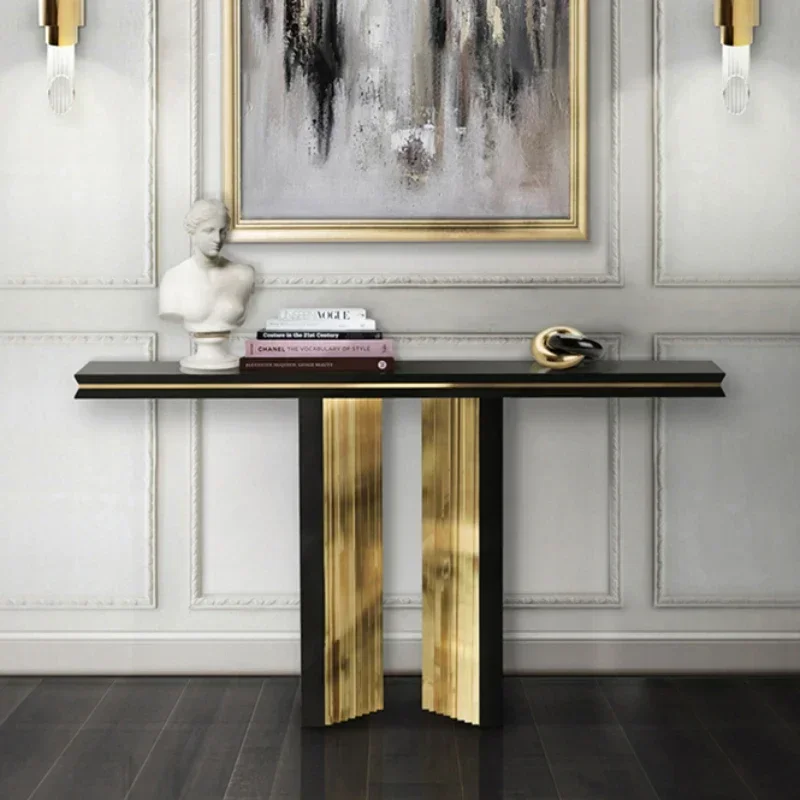 

Console Tables Post-Modern Luxury Console Case a Long Narrow Table Console Tables High-End