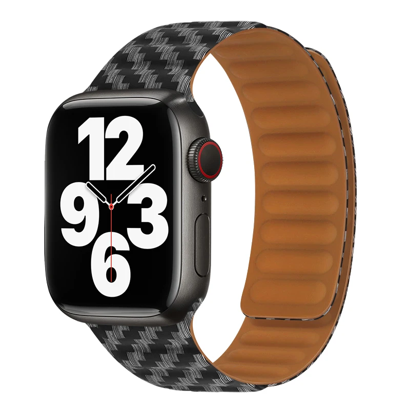 Silicone link loop Magnetic strap For apple watch band 45mm 41mm 44mm 40mm 42mm 38mm Sport Rubber iWatch series 1 2 3 4 5 6 SE 7