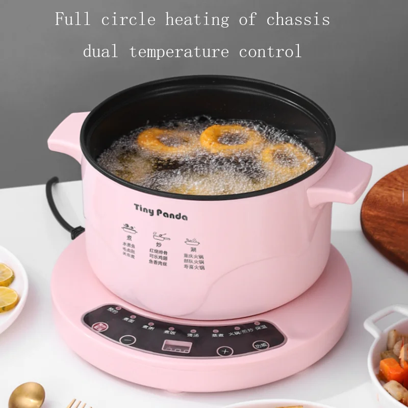 2.6L Electric Multi Cookers Heating Pan Stew Household Cooking Pot Hotpot Noodles Eggs Soup Steamer Rice Cooker