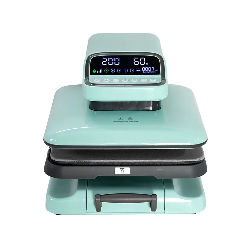 Automatic Heat Press Sublimation Machine, Digital Control Heat Transfer Machine for T-shirts & Bags