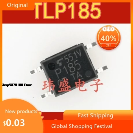Оптопара-tlp185gb-sop-4-tlp185-p185-10-шт
