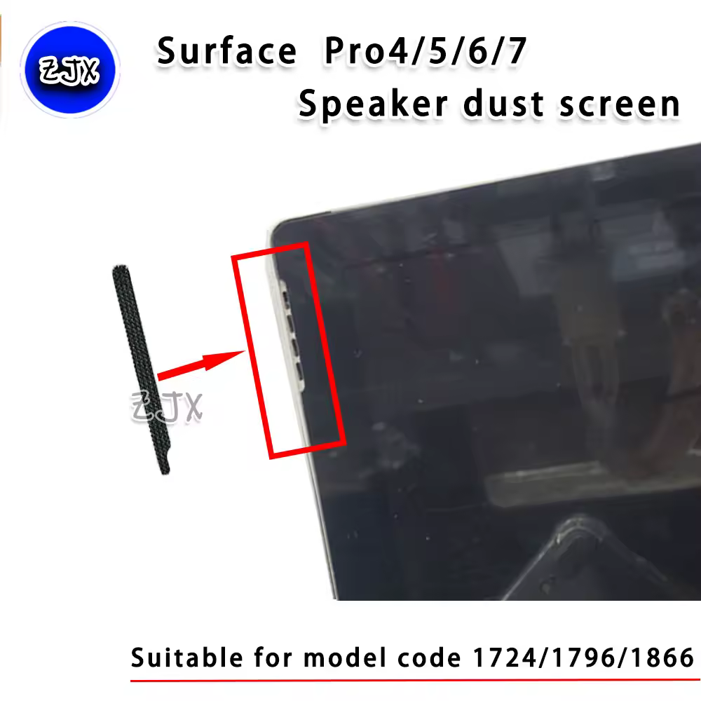 Microsoft Surface pro4 pro5 pro6 pro7 pro7 + haut-parleur grille anti-poussière maille 1724 1796 1866 1960 Surface book1 book2 haut-parleur réseau