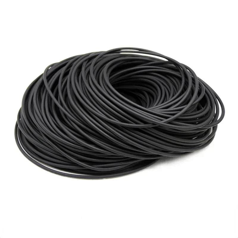 2/5/10M Solid Black Nitrile Rubber Strip O Ring Cord High-Quality NBR Rubber Seal Gasket Diameter 1.5 2 2.5 3 4 5 6 7 8 9 10mm