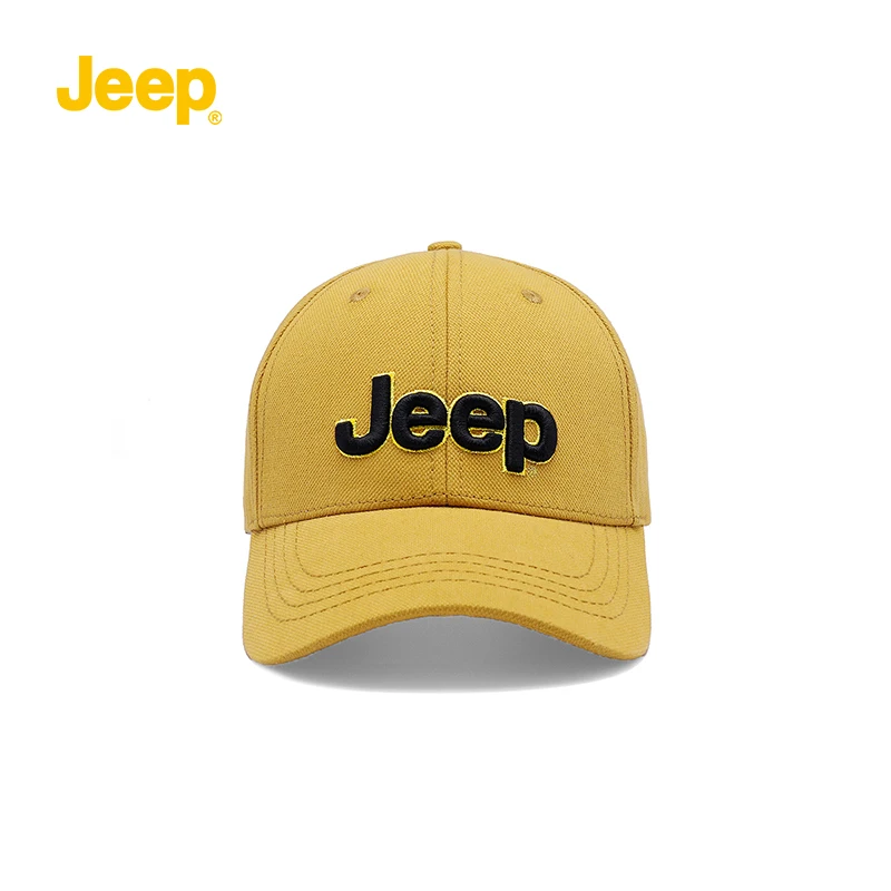 

Jeep Men's Baseball Cap Outdoor Sports and Casual Cap Running Cap Trucker Hat Adjustable Fit Sun Protection