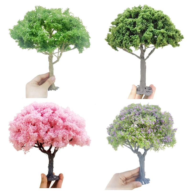 25-30cm miniature simulation wire trunk model tree realistic boutique tree model G scale train model material railway layout