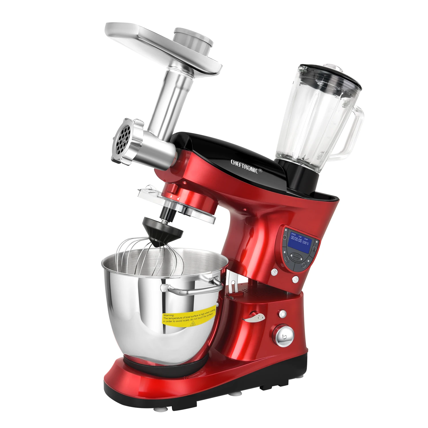 

2026 New ModelHigh-end Kitchen Helper Multi Function with Screen Data Dough xer Machine 7L Food xer with Heating Function