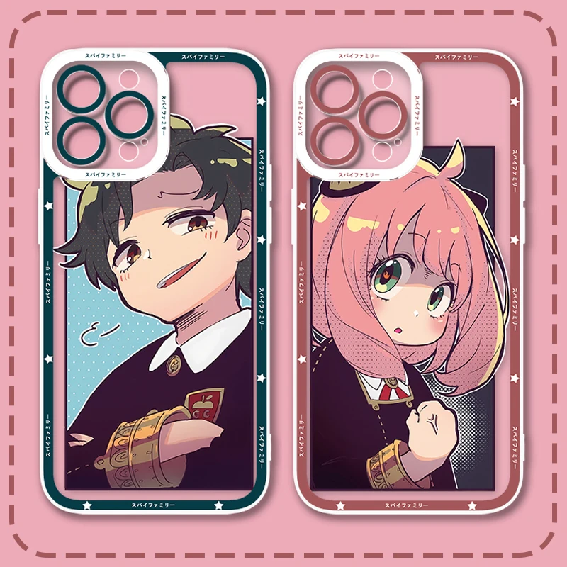 Anime SPY×FAMILY Silicone Case For Samsung Galaxy A54 A34 A24 A14 A13 A53 A33 A73 A23 A05 A05S A72 A52 A52S A32 A22 A12 A51 A71