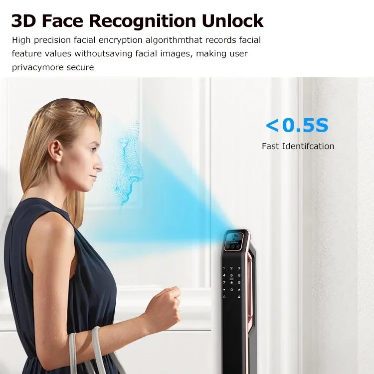 Smart Automatic Digital Door Lock  Biometric Fingerprint, and Face Recognition for Home Security