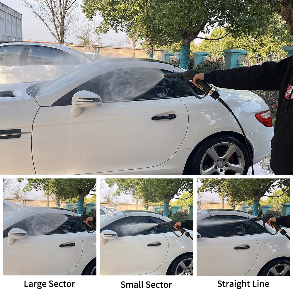 High Pressure Car Wash Water Gun with M22 Inlet-14mm Jet Adjustable Nozzle Car Washing Sprayer Gun Trigger Handle Washer Gun - view 6