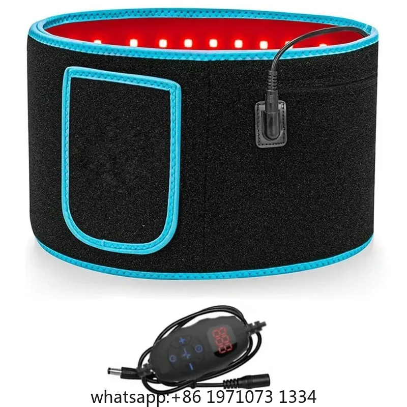 Infrared Light Therapy Belt 850nm 660nm Red Lamp Therapy LED For Back Pain Relief Burn Fat Slimming Waist RED Light Wrap Belt view 5