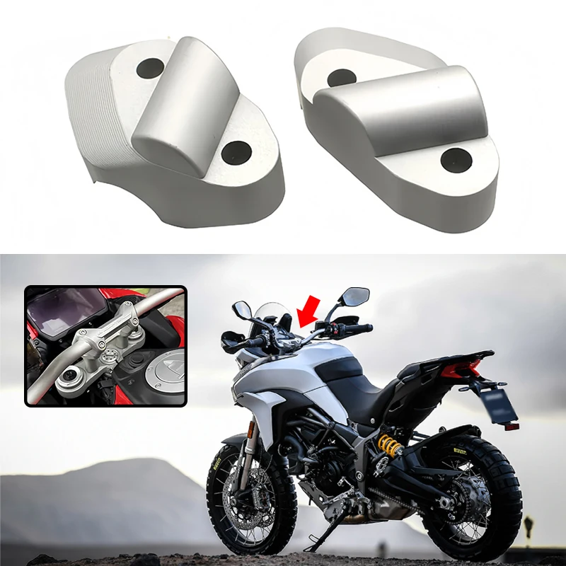 

For Ducati Multistrada950 Multistrada1200 S Multistrada 950 1200 s Handlebar Heightening Riser Bar Clamp Mount MTS950 MTS1200