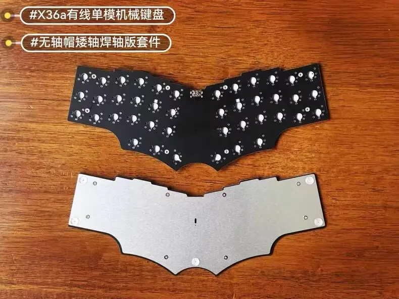 

Corne V4 X36a Split Keyboard Kit Aluminum Alloy Wired DIY Custom RGB Hot Swap Support VIAL Low Profile Mechanical Keyboard Gift