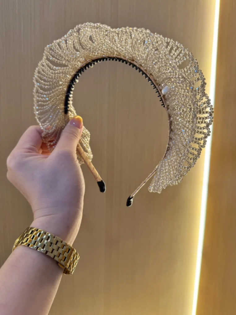 elegant-anti-slip-high-hairline-fashionable-versatile-heavy-duty-girls-style-hair-accessories-crystal-handcrafted-hairbands